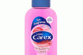 Carex Strawberry Laces Hand Gel